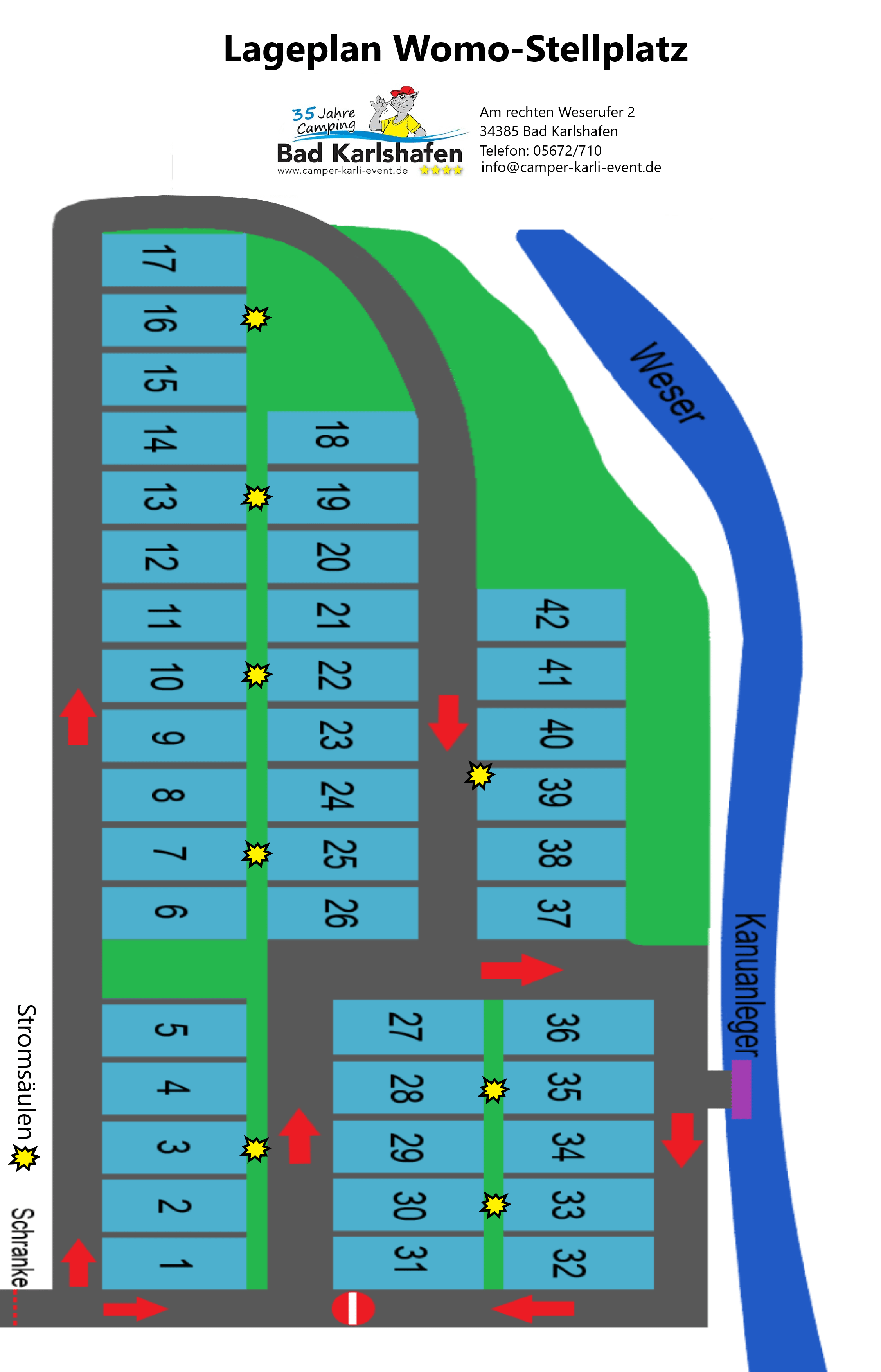Lageplan Womo-Stellplatz